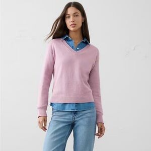 Banana Republic Lavender Knit Sweater